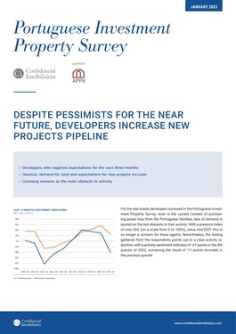 Revista Capa Portuguese Investment Property Survey