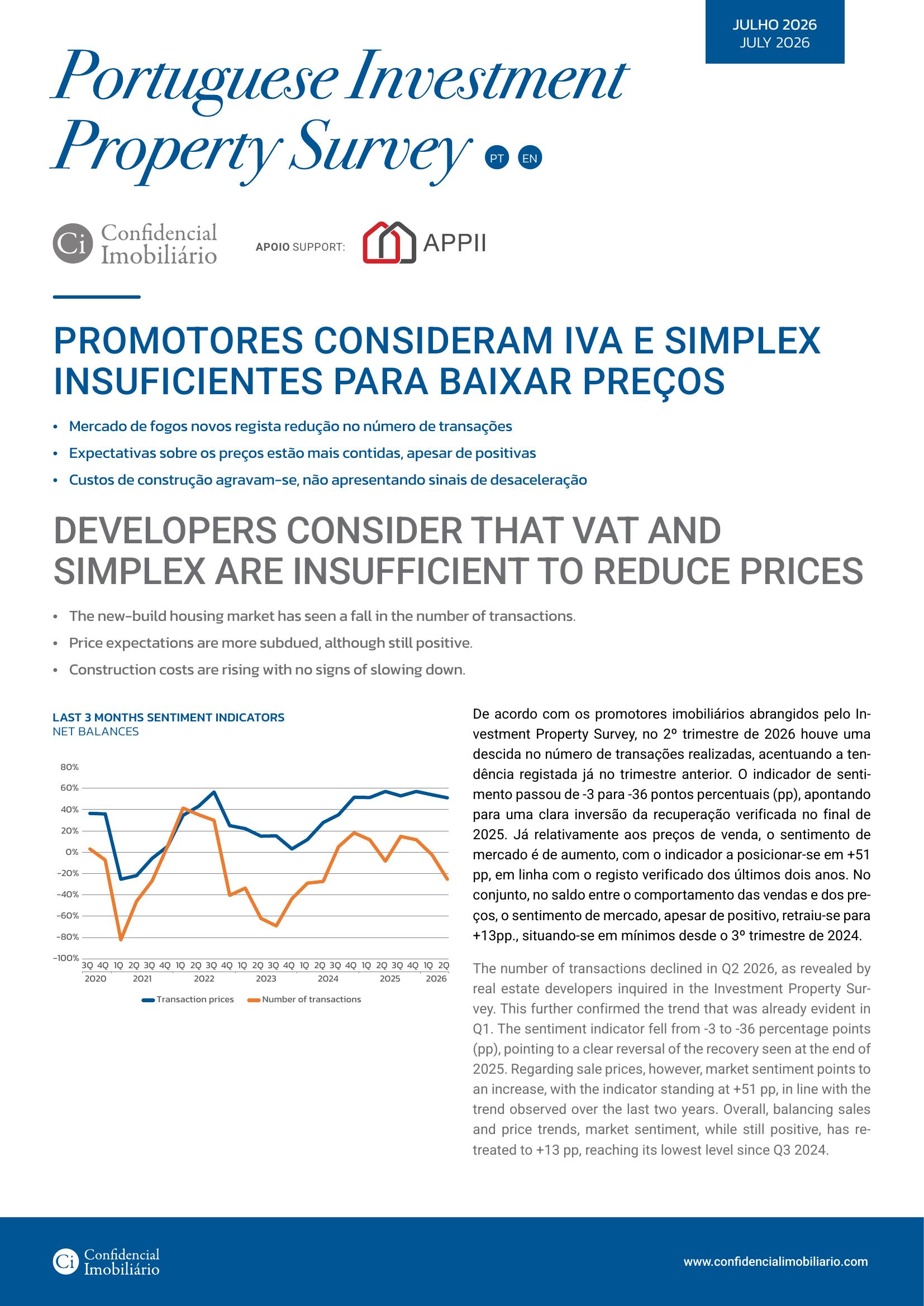 Portuguese Investment Property Survey