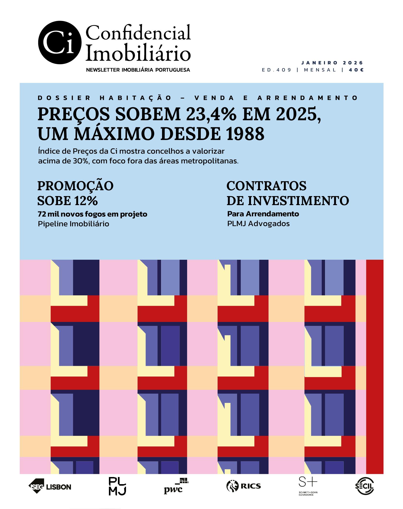 Capa da revista PREÇOS SOBEM 23,4% EM 2025, UM MÁXIMO DESDE 1988