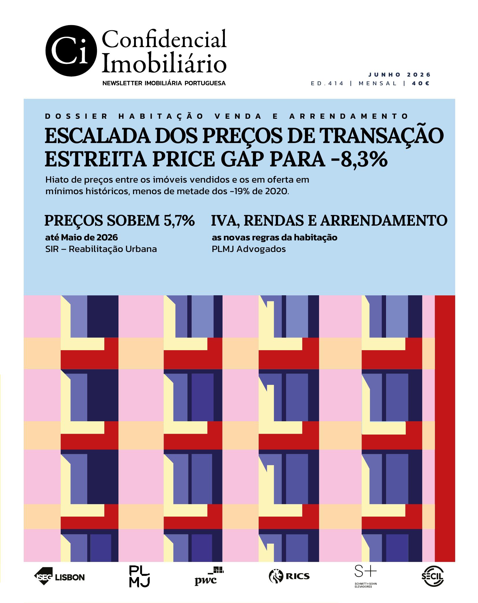 Capa da revista ESCALADA DOS PREÇOS DE TRANSAÇÃO ESTREITA PRICE GAP PARA -8,3%