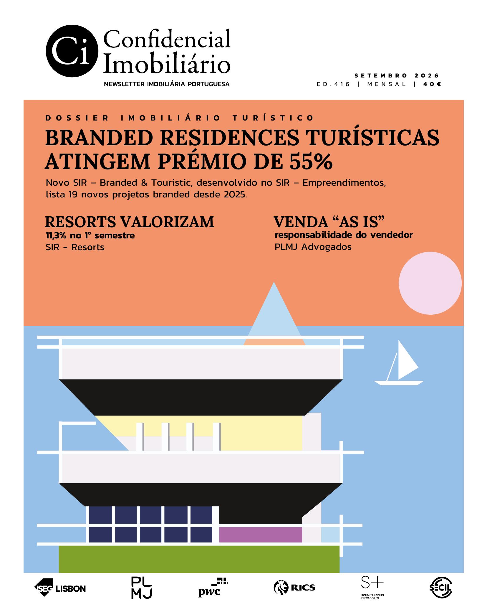 Capa da revista Confidencial Imobiliário Magazine